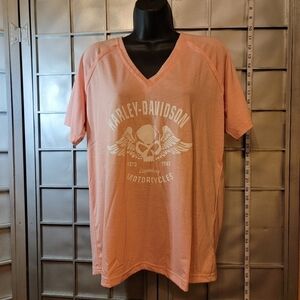Sheilay NWT Large pink Harley Davidson t-shirt